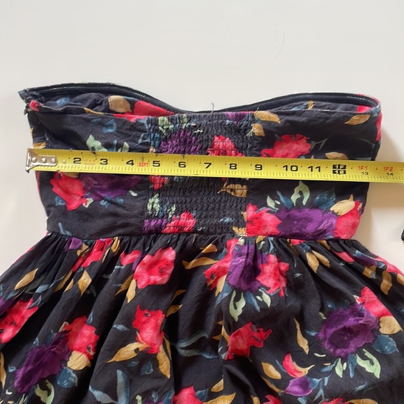 O’Neill Strapless Floral Top/Tunic - Picture 6 of 7